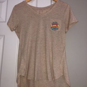 Tan pocket graphic tee